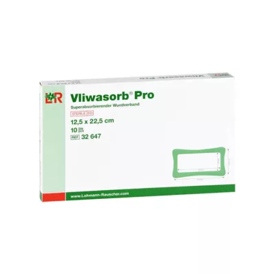 Vliwasorb Pro suberabsorb.Komp.steril 12,5x22,5 cm, 10 τεμ