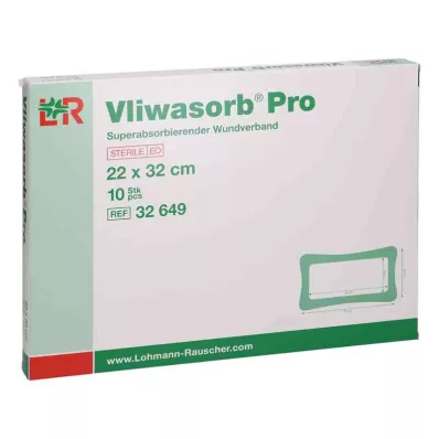 Vliwasorb Pro suberabsorb.Komp.steril 22x32 cm, 10 τμχ