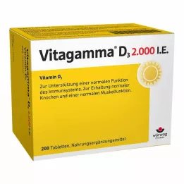 VITAGAMMA D3 2.000 I.U. Βιταμίνη D3 NEM Δισκία, 200 τεμ