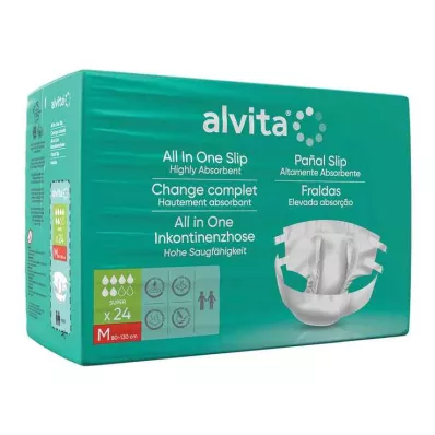 Παντελόνι ακράτειας Alvita All-in-One super medium day, 24 τμχ