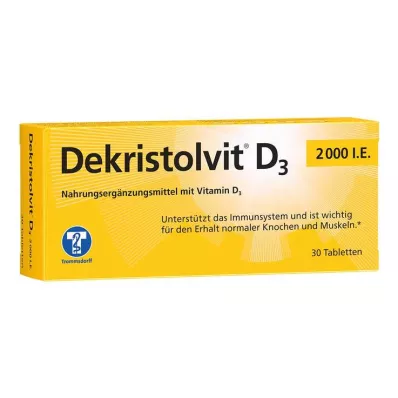 Dekristolvit D3 2.000 IU δισκία, 30 τεμ