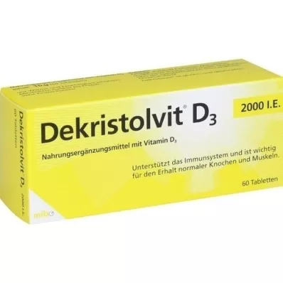 DEKRISTOLVIT Δισκία D3 2.000 I.U., 60 κάψουλες