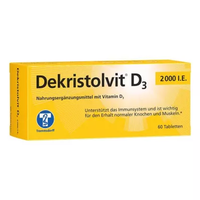 Dekristolvit D3 δισκία 2.000 IU, 60 τεμ