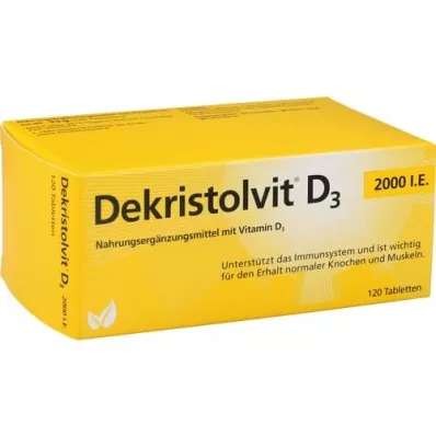 DEKRISTOLVIT Δισκία D3 2.000 I.U., 120 τεμ