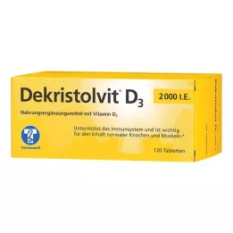 DEKRISTOLVIT Δισκία D3 2.000 I.U., 120 τεμ
