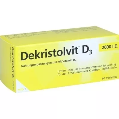 DEKRISTOLVIT Δισκία D3 2.000 I.U., 90 τεμ