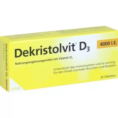 DEKRISTOLVIT Δισκία D3 4.000 I.U., 30 τεμ