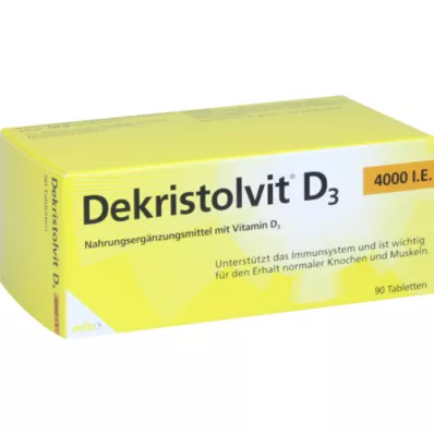 DEKRISTOLVIT Δισκία D3 4.000 I.U., 90 τεμ