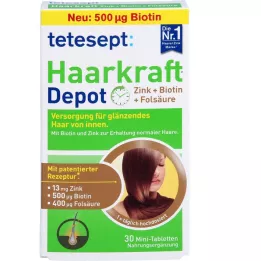 TETESEPT Haarkraft Depot επικαλυμμένα με λεπτό υμένιο δισκία, 30 τεμάχια