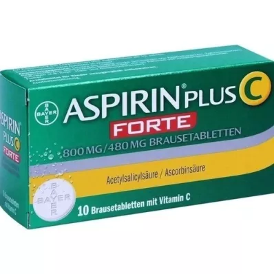 ASPIRIN plus C forte 800 mg/480 mg αναβράζοντα δισκία, 10 τεμάχια