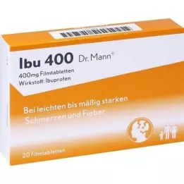 IBU 400 επικαλυμμένα με λεπτό υμένιο δισκία Dr.Mann, 20 τεμάχια