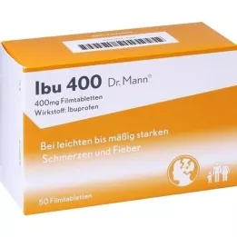 IBU 400 επικαλυμμένα με λεπτό υμένιο δισκία Dr.Mann, 50 τεμάχια