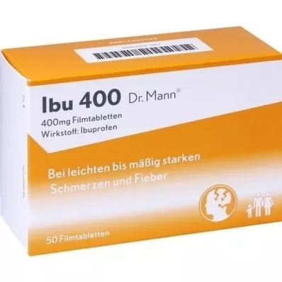 IBU 400 επικαλυμμένα με λεπτό υμένιο δισκία Dr.Mann, 50 τεμάχια