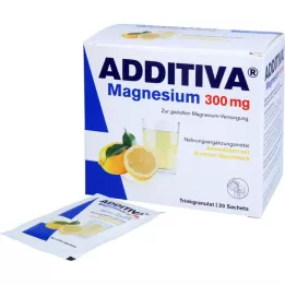 ADDITIVA Σακουλάκια μαγνησίου 300 mg N, 20 τεμάχια