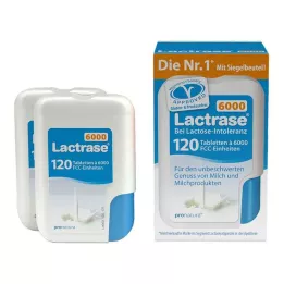 LACTRASE 6.000 FCC Tbl.in click dispenser διπλή συσκευασία, 2X120 τεμ