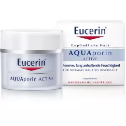 EUCERIN AQUAporin Active Cream κανονική έως μικτή επιδερμίδα, 50 ml