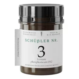 SCHÜSSLER No.3 Ferrum phosphoricum D 12 δισκία, 400 κάψουλες