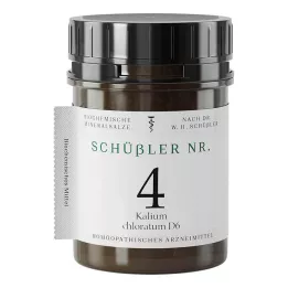 SCHÜSSLER No.4 Potassium chloratum D 6 δισκία, 400 κάψουλες