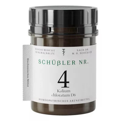 Schüssler No.4 Potassium chloratum D 6 ταμπλέτες, 400 τεμ
