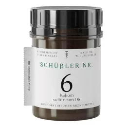SCHÜSSLER No.6 Potassium sulphuricum D 6 δισκία, 400 κάψουλες