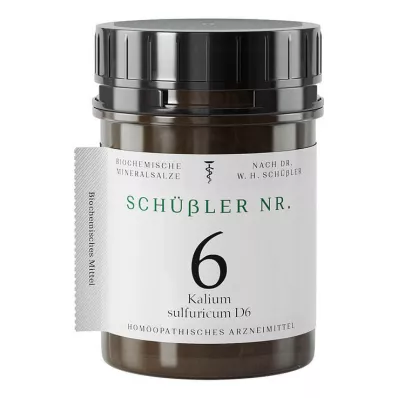 Schüssler No.6 Kalium sulfuricum D 6 ταμπλέτες, 1000 τεμ