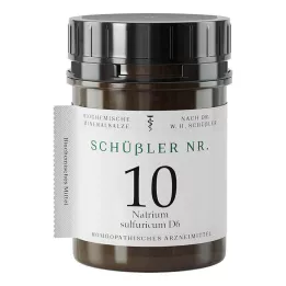SCHÜSSLER No.10 Natrium sulfuricum D 6 δισκία, 400 κάψουλες