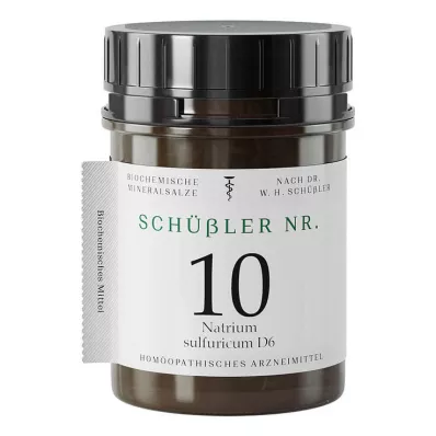 Schüssler No. 10 Sodium sulfuricum D 6 ταμπλέτες, 400 τεμ