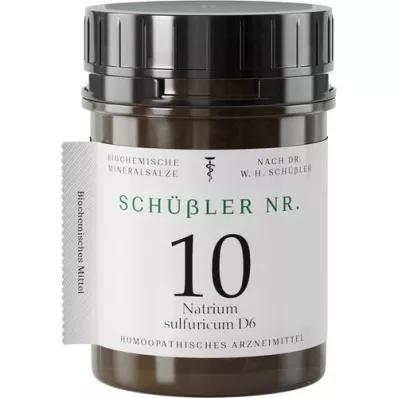 SCHÜSSLER NR.10 Natrium sulfuricum D 6 δισκία, 1000 τεμάχια