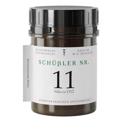 Schüssler No.11 Silicea D 12 ταμπλέτες, 1000 τεμ Schüssler No.11 Silicea D 12 ταμπλέτες, 1000 τεμ