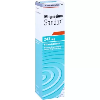 MAGNESIUM SANDOZ Αναβράζοντα δισκία 243 mg, 20 τεμάχια