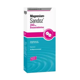MAGNESIUM SANDOZ Αναβράζοντα δισκία 243 mg, 40 τεμάχια