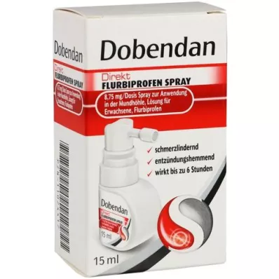 DOBENDAN Direct Flurbiprofen Spray 8.75mg/dos.mouth, 15 ml