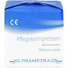 PFLEGEKOMPRESSEN Μη υφασμένα 10x10 cm μη αποστειρωμένα 4 φορές, 100 τεμάχια