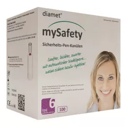 DIAMET mySafety-Pen Kan.31 G 0,25x6 mm, 100 τεμ