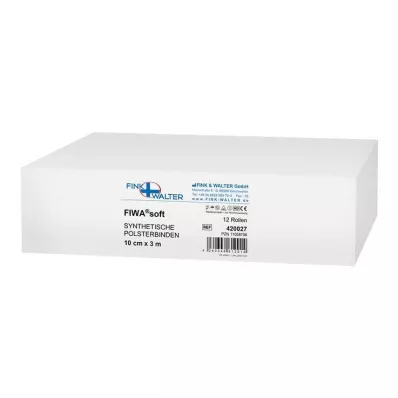 Συνθετικός επίδεσμος padding 10 cm x 3 m μη αποστειρωμένος, 12 τεμάχια