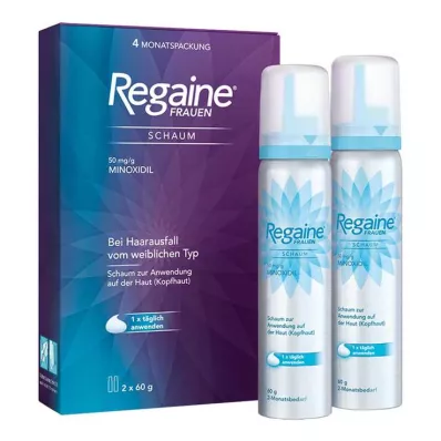Regaine Women Foam 50 mg/g, 2X60 g