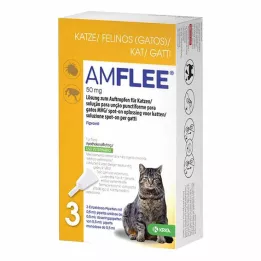 AMFLEE 50 mg spot-on διάλυμα για γάτες, 3 τεμάχια