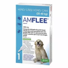 AMFLEE 268 mg spot-on διάλυμα για μεγάλους σκύλους 20-40kg, 3 τεμάχια