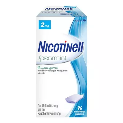 NICOTINELL Τσίχλα δυόσμου 2 mg, 96 τεμάχια