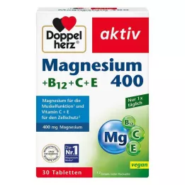 DOPPELHERZ Μαγνήσιο 400+B12+C+E δισκία, 30 κάψουλες