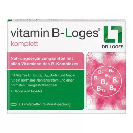 VITAMIN B-LOGES πλήρη επικαλυμμένα με λεπτό υμένιο δισκία, 60 τεμάχια
