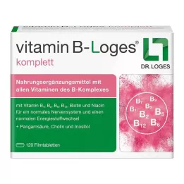 VITAMIN B-LOGES πλήρη επικαλυμμένα με λεπτό υμένιο δισκία, 120 τεμάχια
