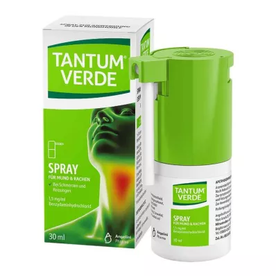 TANTUM VERDE 1,5 mg/ml σπρέι για χρήση στη στοματική κοιλότητα, 30 ml
