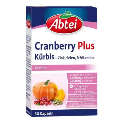 Abbey Pumpkin Plus Cranberry Capsules, 30 τεμ