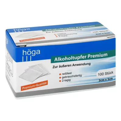 ALKOHOLTUPFER Premium 3x3 cm, 100 τεμάχια