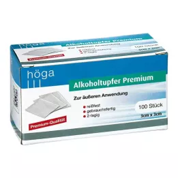 ALKOHOLTUPFER Premium 3x3 cm, 100 τεμάχια