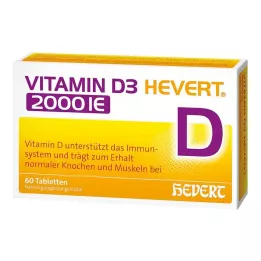 VITAMIN D3 HEVERT δισκία 2.000 I.U., 60 τεμάχια