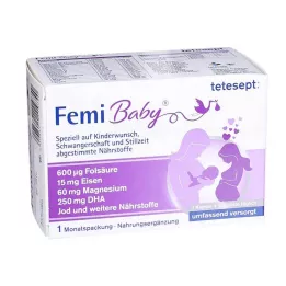 TETESEPT Femi Baby επικαλυμμένα με λεπτό υμένιο δισκία + μαλακές κάψουλες, 2X30 τεμάχια