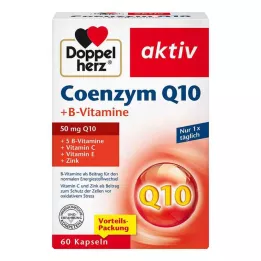 DOPPELHERZ Κάψουλες βιταμίνης Coenzyme Q10+B, 60 τεμάχια