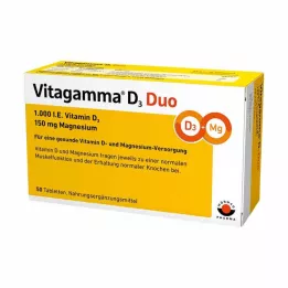 VITAGAMMA D3 Duo 1.000 I.E Vit.D3 150mg Magnes.NEM, 50 τεμάχια
